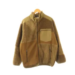 ユニクロ UNIQLO × エンジニアドガーメンツ ENGINEEREDGARMENTS 24AW コンビネーションフリースジャケット ジップアップ ボア XL モカ /DO