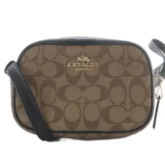 コーチ COACH ミニ ジェイミー カメラ バッグ ショルダーバッグ ワンショルダー PVC カーキ×ブラック C9926 /YO25 ■GY11