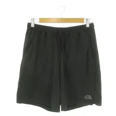 ザノースフェイス THE NORTH FACE ショートパンツ アウトドア M黒 ブラック 黒 ブラック ロゴ ウエストゴム /MN41 ■GY99
