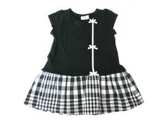 k05250306092　parentsdream　95　黒×グレー×水色　90サイズ程度　ワンピース or ドレス　ワンピース　春夏