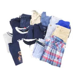 ラルフローレン RALPH LAUREN 17点セット Tシャツ パンツ ハーフパンツ 3T 白 ホワイト 黒 ブラック 紺 ネイビー 青 ブルー /AE