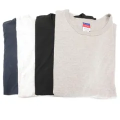 チャンピオン CHAMPION 4点セット Tシャツ XL 半袖 無地 黒 ブラック 紺 ネイビー グレー /AE