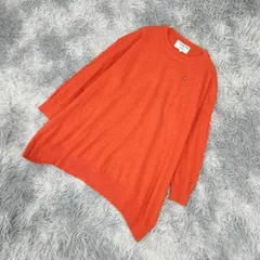 【arnold palmar】薄手クルーネック長袖ニット 刺繍ロゴ (2)