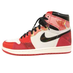 ナイキ NIKE エアジョーダン AIR JORDAN 1 RETRO HI OG Spider-Man スニーカー DV1748-601 26cm 赤 レッド 白 ホワイト
