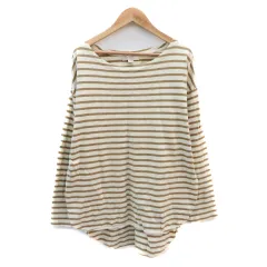 ビーミングバイビームス B:MING LIFE STORE by BEAMS カットソー 長袖 ボーダー柄 ONE ベージュ オフホワイト /YK33