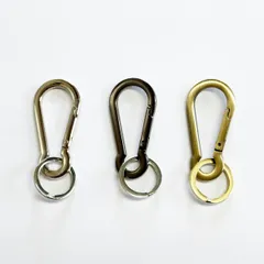 単色２個セット　スクエアフレームカラビナキーホルダー　プチギフト　店舗用品　事務用品　防犯用品　防災用品　落下防止　紛失防止　業務用　備品　卸値