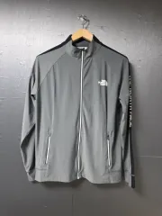 THE NORTH FACE ザノースフェイス スパン 薄い ウィンドブレーカー ジャケット グレー サイズ 100