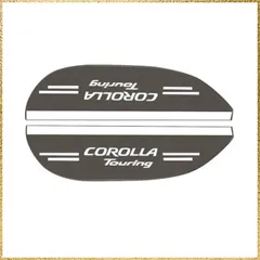 ☆彡送料無料でお届け☆彡ブラック_カローラ ツーリング 専用 【カローラ ツーリング 専用】 ドアミラーバイザー 車用 COROLLA Touring ロゴ付き 雨よけ 車 サイドミラーバイザー カローラ ツーリング 210系 グレード 対応 撥水 サイドミラ