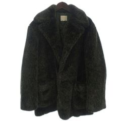 タケオキクチ TAKEO KIKUCHI ミックスフェイクファー ジャケット ブルゾン ブラック系 3