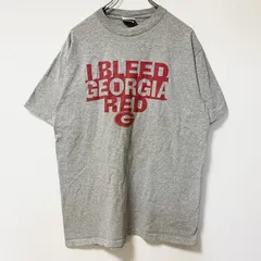 古着 used　Champion　チャンピオン　半袖クルーネックロゴプリントTシャツ　グレー　GEORGIA　ロゴ刺　Lサイズ