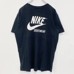 古着 used　NIKE　ナイキ　半袖プリントTシャツ　スポーツウェア　SPORTSWEAR　レトロ　ブラック　黒　Mサイズ