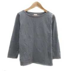ギャルリーヴィー GALERIE VIE トゥモローランド Tシャツ カットソー 九分袖 ラウンドネック 無地 S グレー /YS25
