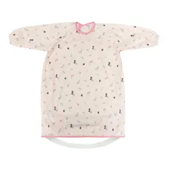 【特価セール】お食事エプロン 長袖離乳食エプロン 一体型よだれかけ ベビーとハイチェア用 保育園 子供 赤ちゃん 防水 汚いにくい 洗いやすいと乾きやすい（小さい花）