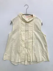 MARNI × UNIQLO マルニユニクロ シャツ/ブラウス M アイボリー コットン 無地 ミドル丈 袖なし レギュラーカラー