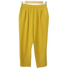 サマンサモスモス SM2 blue パンツ イージー タック テーパード S 黄