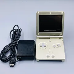 【動作確認済み】任天堂 GBAハード ゲームボーイ アドバンスSP プラチナシルバー 本体 AGS-001 Nintendo ニンテンドー FB3