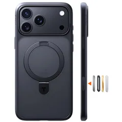 【新品】 【スタンド入門モデル・初心者向け】TORRAS iPhone 17 Pro 用 ケース マグネット式 MagSafe対応 4倍軍用耐衝撃 黄ばみなし カメラコントロール スリム リング 3in1多機能 滑り止め Ostand Q1 Guardia 1