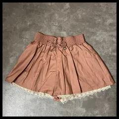 【値下げ中】Begum is nifty キュロット LL フレア レース ショートパンツ ピンクベージュ