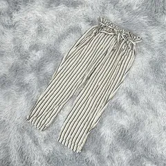 【良品】ZARA イージーパンツ ストライプ柄 (EUR S) カジュアル
