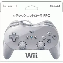 【中古】Wiiハード クラシックコントローラPRO 白 [RVL-005(-02)]