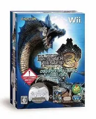 【中古】Wiiソフト モンスターハンター 3- tri- クラシックコントローラPROパック[白]