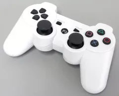 【中古】PS3ハード ワイヤレスコントローラ DOUBLE SHOCK III (ホワイト)