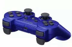【中古】PS3ハード ワイヤレスコントローラDUALSHOCK3 メタリック・ブルー