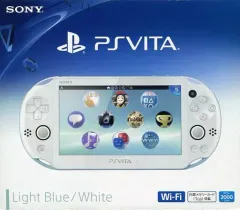 【中古】PSVITAハード PlayStation Vita本体 Wi-Fiモデル ライトブルー・ホワイト[PCH-2000]