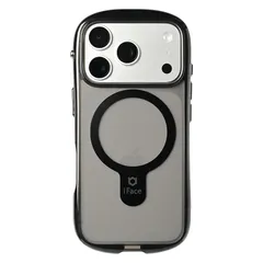 【新品】 iFace MagSafe 対応 Look in Clear Hybrid iPhone 17 Pro ケース MagSynq(ブラック/フロスト)【アイフォン17プロ クリアケース アイフェイス 透明 スマホケース 耐衝撃 カバー マグネット搭 0