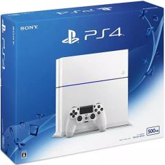 PS4 本体 カラーホワイト 500GB コントローラー2個 - メルカリ