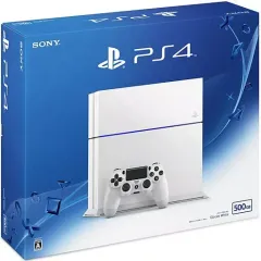 【中古】PS4ハード プレイステーション4本体 グレイシャー・ホワイト(HDD 500GB/CUH-1200AB02)