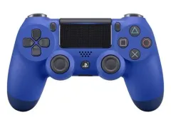 【中古】PS4ハード 新型ワイヤレスコントローラー(DUALSHOCK4) ウェイブ・ブルー[CUH-ZCT2J12]