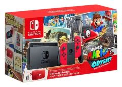 [중고] 닌텐도 스위치 하드 Nintendo Switch 본체 슈퍼 마리오 오디세이 세트