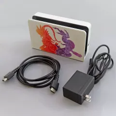 【中古】ニンテンドースイッチハード Nintendo Switch ELドックセット スカーレット・バイオレットエディション