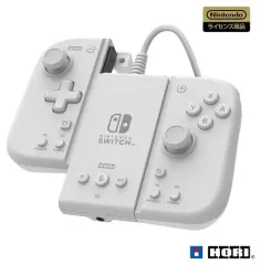 【中古】ニンテンドースイッチハード グリップコントローラーFit アタッチメントセット for SWI/PC ミルキーホワイト