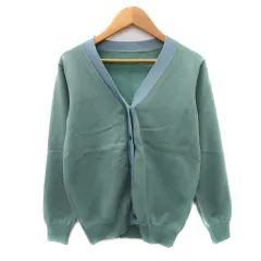 バースデイバッシュ BIRTHDAY BASH カーディガン ミドル丈 Vネック ミントグリーン ライトブルー /YK22