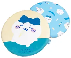 新品 MORIPiLO 座布団 椅子 クッション ちいかわ ハチワレ グッズ ぬいぐるみクッション 冷感 低反発 ブルー 40x40x4cm まくらのモリシタ 406591
