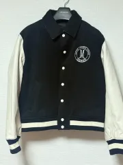 マリテフランソワジルボー ブラック スタジアム ジャケット