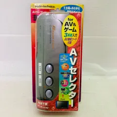 【未使用品】AVセレクター AT-SL33AV AV機器切替機 オーディオテクニカ AVケーブル 接続 機器 TV テレビ audio-technicaのサムネイル
