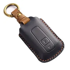 適合ダイハツキーケース_ブラック [YANMW] キーケース適合ダイハツ タント タントカスタム タントエグゼ ムーヴ ムーヴカスタム パッソ ミラココア ブーン COO レザー キーホルダー 本革キーカバー (ブラック)