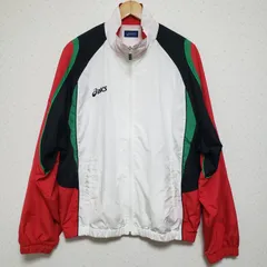 (^w^)b♪アシックス ASICS ウィンドブレーカー ナイロンジャケット サイズO /OM10838KD