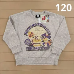 トムとジェリー トムジェリ トレーナー 長袖カットソー グレー 120サイズ