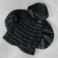 THE NORTH FACE ザノースフェイス ブラック ダウン ジャケット フード