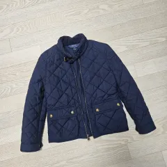 ポロ キッズ ネイビー キルティング ジャケット 7 S