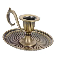 新品 COHEALI 燭台を手に ウェディングパーティーの装飾 結婚式の燭台ホルダー 手持ち燭台 ブラックテーパーキャンドルホルダー アンティーク燭台ホルダー 柱キャンドルホルダー 黒い花輪 亜鉛合金