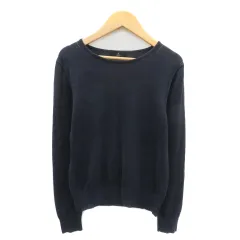 イネド INED ニット カットソー 長袖 9 紺 ネイビー /YK23 