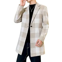 新品 [Artcons] コート メンズ ロング ジャケット チェスターコート ウール 薄手 秋冬 ビジネス 紳士服 防寒 通勤