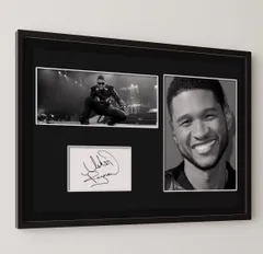 10種類　アッシャー  Usher　メモラビリア限定 フレーム  ディスプレイ コレクション 証明書付き カラー ( 3W )