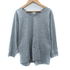 グローバルワーク GLOBAL WORK カットソー 長袖 Vネック ドルマンスリーブ L グレー /SM3