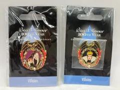 【くぅ様専用】ディズニー100周年 ヴィランズ ピンバッジ 2個セット